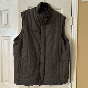 Gray Quilted Vest